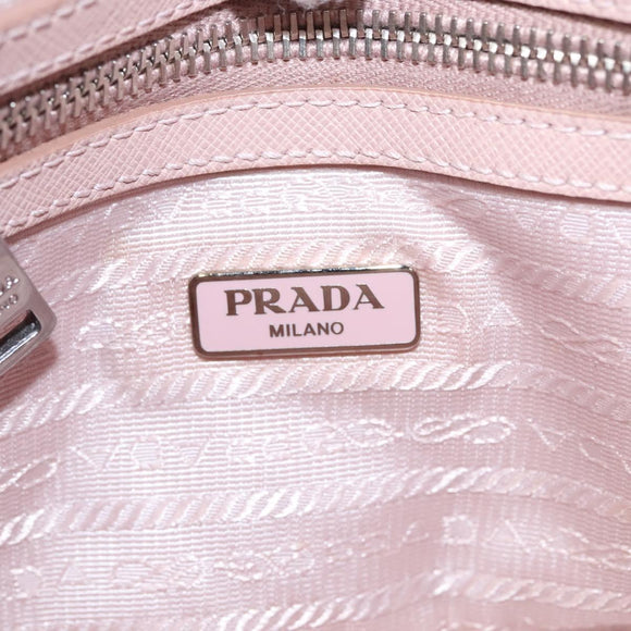 PRADA Hand Bag Nylon 2way Pink Auth 110297