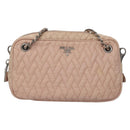 PRADA Hand Bag Nylon 2way Pink Auth 110297-13