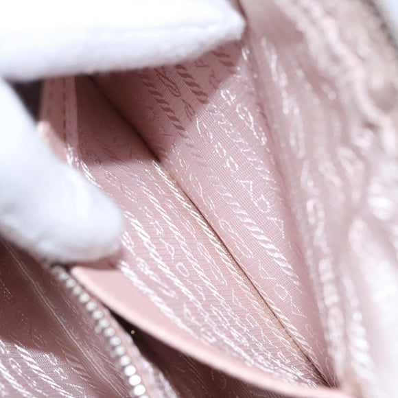 PRADA Hand Bag Nylon 2way Pink Auth 110297