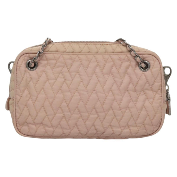 PRADA Hand Bag Nylon 2way Pink Auth 110297