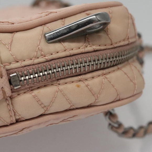 PRADA Hand Bag Nylon 2way Pink Auth 110297