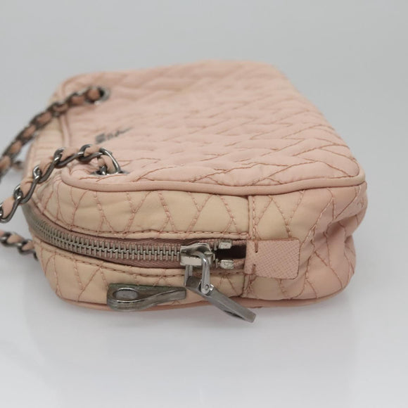 PRADA Hand Bag Nylon 2way Pink Auth 110297