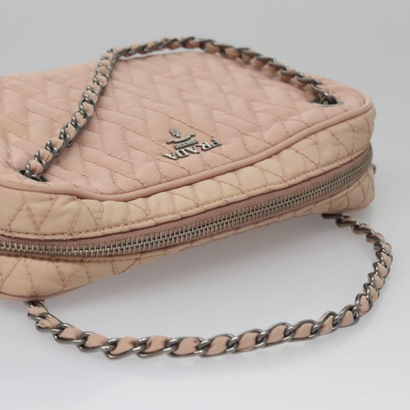 PRADA Hand Bag Nylon 2way Pink Auth 110297