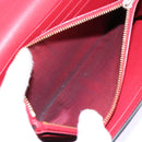 Salvatore Ferragamo Gancini Chain Shoulder Wallet Leather Black Auth 110302-11