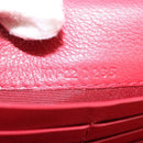 Salvatore Ferragamo Gancini Chain Shoulder Wallet Leather Black Auth 110302-12