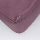 CHANEL Matelasse Chain Shoulder Bag Lamb Skin Purple CC Auth 110303AV-12