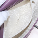 CHANEL Matelasse Chain Shoulder Bag Lamb Skin Purple CC Auth 110303AV-24