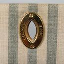 CHANEL Striped Matelasse Chain Shoulder Bag Canvas White Gray CC Auth 110304AV-8