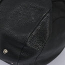 Chloe Hand Bag Leather Black Auth 110305-14