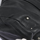 Chloe Hand Bag Leather Black Auth 110305-15