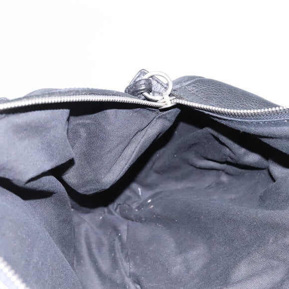 Chloe Hand Bag Leather Black Auth 110305