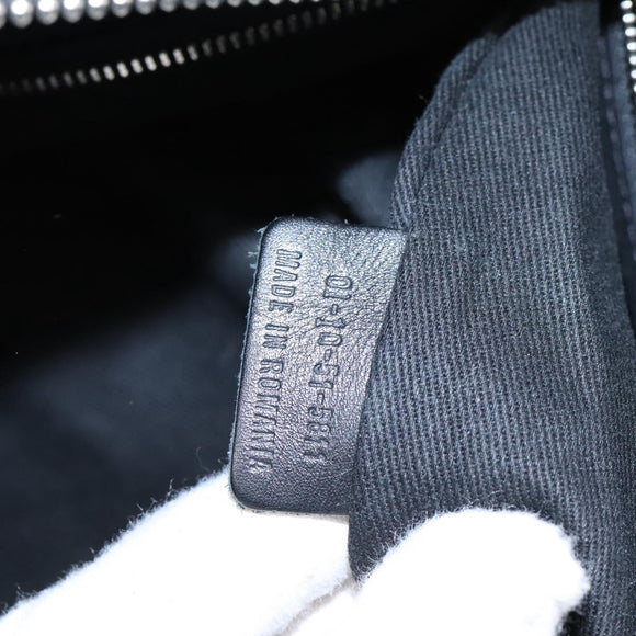 Chloe Hand Bag Leather Black Auth 110305