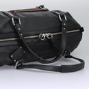 Chloe Hand Bag Leather Black Auth 110305-7