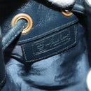 MCM Vicetos Logogram Shoulder Bag PVC Leather White Auth 110311-11