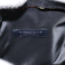 BURBERRY Nova Check Hand Bag Nylon Red Auth 110324-11