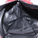 BURBERRY Nova Check Hand Bag Nylon Red Auth 110324-18