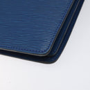 LOUIS VUITTON Epi Capuchin Shoulder Bag Blue M52345 LV Auth 110329-12