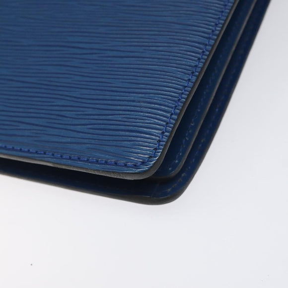LOUIS VUITTON Epi Capuchin Shoulder Bag Blue M52345 LV Auth 110329A