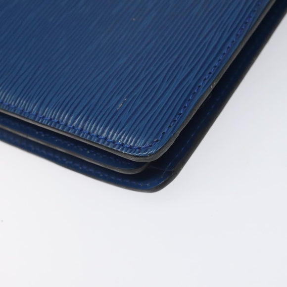 LOUIS VUITTON Epi Capuchin Shoulder Bag Blue M52345 LV Auth 110329A