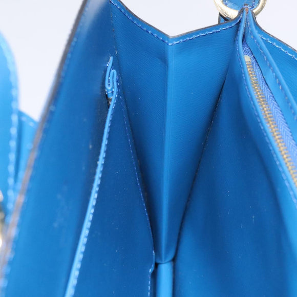 LOUIS VUITTON Epi Capuchin Shoulder Bag Blue M52345 LV Auth 110329