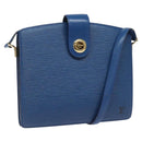 LOUIS VUITTON Epi Capuchin Shoulder Bag Blue M52345 LV Auth 110329A-1