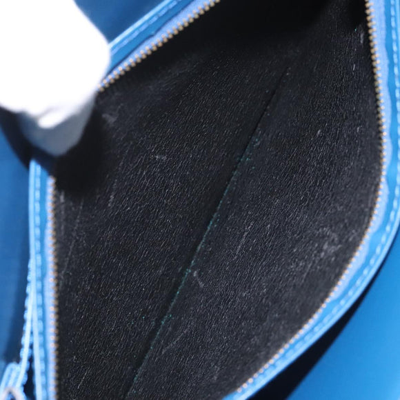 LOUIS VUITTON Epi Capuchin Shoulder Bag Blue M52345 LV Auth 110329