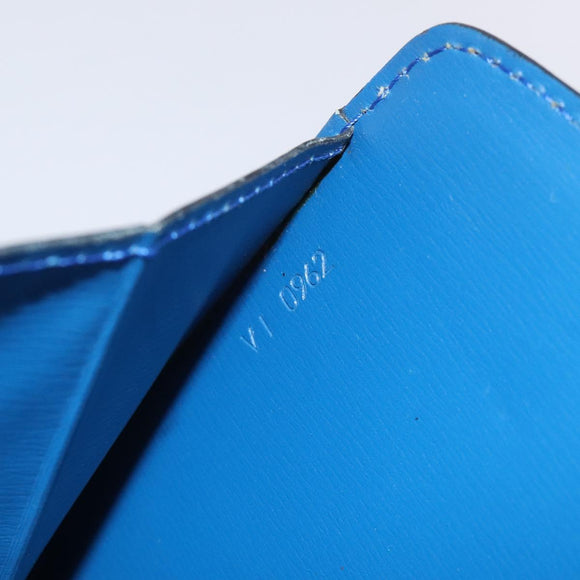 LOUIS VUITTON Epi Capuchin Shoulder Bag Blue M52345 LV Auth 110329