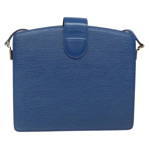 LOUIS VUITTON Epi Capuchin Shoulder Bag Blue M52345 LV Auth 110329A