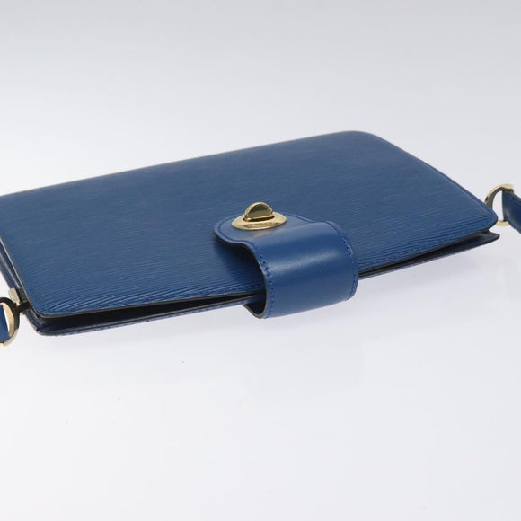 LOUIS VUITTON Epi Capuchin Shoulder Bag Blue M52345 LV Auth 110329A