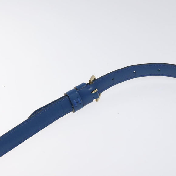 LOUIS VUITTON Epi Capuchin Shoulder Bag Blue M52345 LV Auth 110329