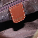 BURBERRY Nova Check Shoulder Bag PVC Leather Beige Brown Auth 110337-18