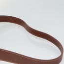 BURBERRY Nova Check Shoulder Bag PVC Leather Beige Brown Auth 110337-8