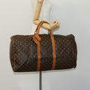 LOUIS VUITTON Monogram Keepall 60 Boston Bag M41422 LV Auth 110381-22