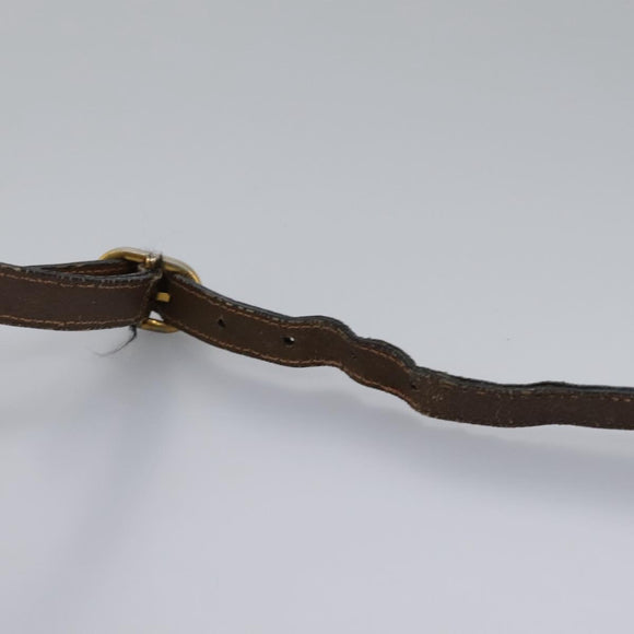 GUCCI Micro GG Supreme Web Sherry Line Shoulder Bag PVC Beige gold Auth 110383