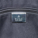GUCCI GG Canvas Shoulder Bag Silver Blue 145857 Auth 110391-17