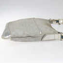 GUCCI GG Canvas Shoulder Bag Silver Blue 145857 Auth 110391-3