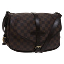 LOUIS VUITTON Damier Ebene Saumur 30 Shoulder Bag N48081 LV Auth 110397-1