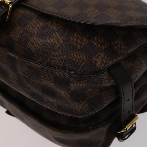LOUIS VUITTON Damier Ebene Saumur 30 Shoulder Bag N48081 LV Auth 110397