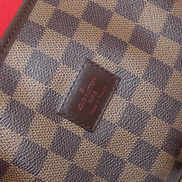 LOUIS VUITTON Damier Ebene Saumur 30 Shoulder Bag N48081 LV Auth 110397