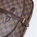 LOUIS VUITTON Damier Ebene Saumur 30 Shoulder Bag N48081 LV Auth 110397-24