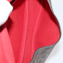 LOUIS VUITTON Damier Ebene Saumur 30 Shoulder Bag N48081 LV Auth 110397-26