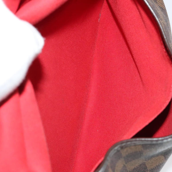 LOUIS VUITTON Damier Ebene Saumur 30 Shoulder Bag N48081 LV Auth 110397