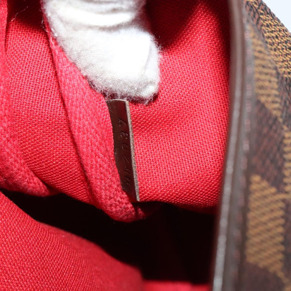 LOUIS VUITTON Damier Ebene Saumur 30 Shoulder Bag N48081 LV Auth 110397