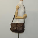 LOUIS VUITTON Damier Ebene Saumur 30 Shoulder Bag N48081 LV Auth 110397-11
