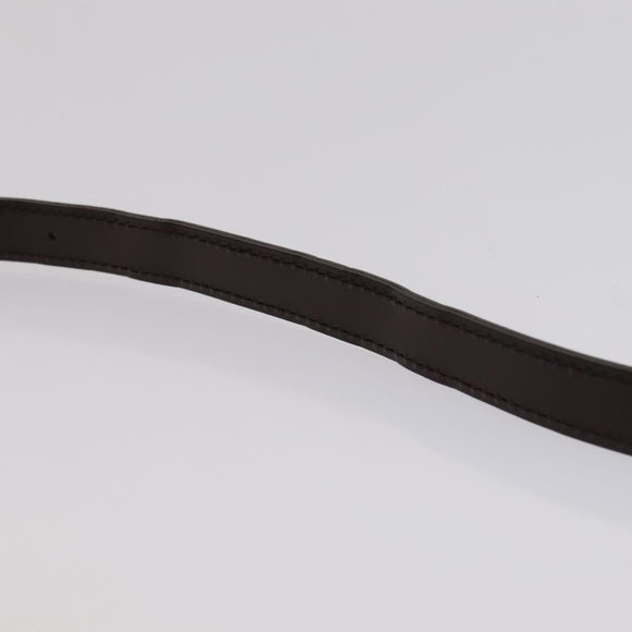 LOUIS VUITTON Damier Ebene Saumur 30 Shoulder Bag N48081 LV Auth 110397