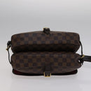 LOUIS VUITTON Damier Ebene Saumur 30 Shoulder Bag N48081 LV Auth 110397-5