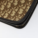 Christian Dior Trotter Canvas Shoulder Bag Brown Auth 110400-10
