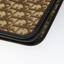 Christian Dior Trotter Canvas Shoulder Bag Brown Auth 110400-11