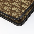 Christian Dior Trotter Canvas Shoulder Bag Brown Auth 110400-13