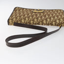 Christian Dior Trotter Canvas Shoulder Bag Brown Auth 110400-7